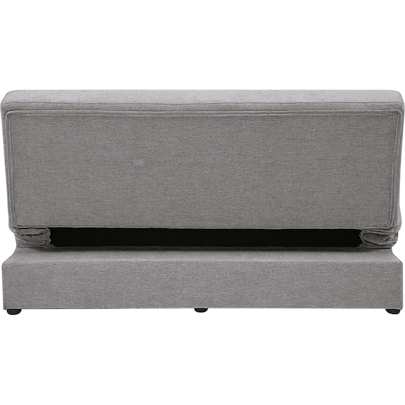 2人掛けソファベッド ボルスター付き 布張りタイプ (DJ14 DGY) 11枚目画像