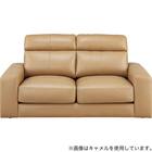 ワイド2人掛けソファ 本革(一部合成皮革)タイプ(SD51 BK) 2枚目画像