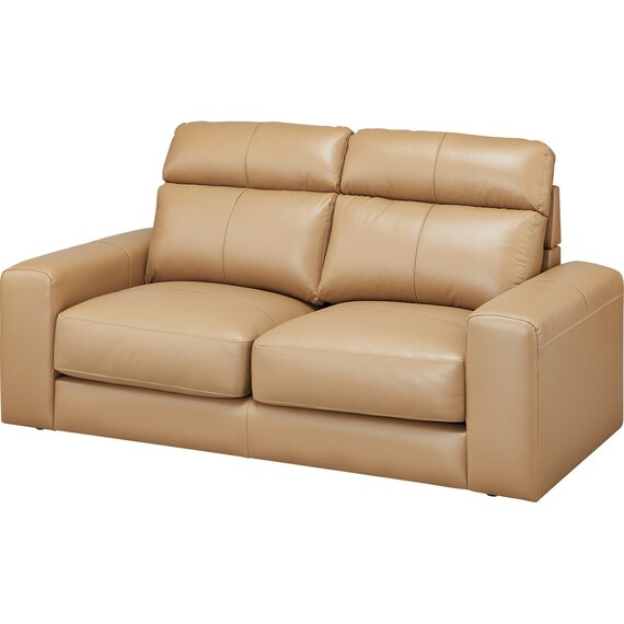 ワイド2人掛けソファ 本革(一部合成皮革)タイプ(SD51 CA) 1枚目画像