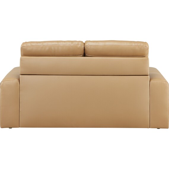 ワイド2人掛けソファ 本革(一部合成皮革)タイプ(SD51 CA) 4枚目画像