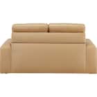 ワイド2人掛けソファ 本革(一部合成皮革)タイプ(SD51 CA) 4枚目画像