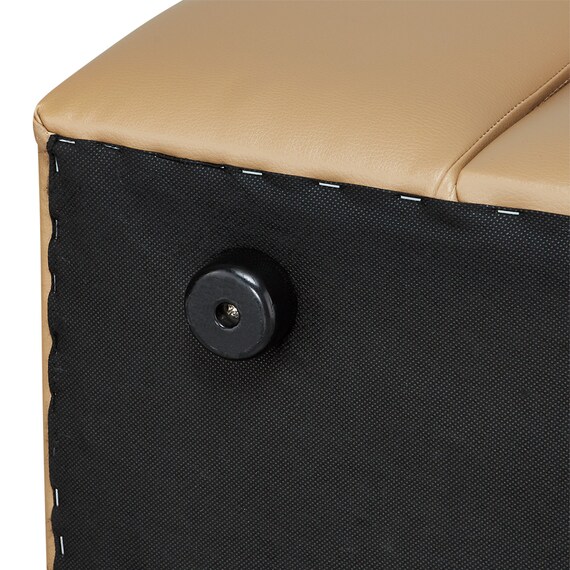 ワイド2人掛けソファ 本革(一部合成皮革)タイプ(SD51 CA) 6枚目画像