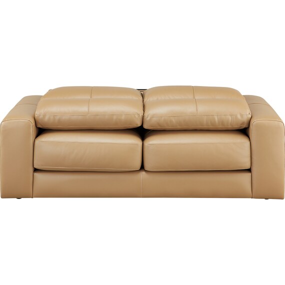 ワイド2人掛けソファ 本革(一部合成皮革)タイプ(SD51 CA) 9枚目画像