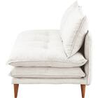 2人掛けソファ 布張りタイプ (SF51 WH) 3枚目画像