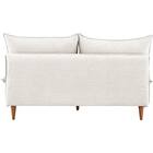 2人掛けソファ 布張りタイプ (SF51 WH) 4枚目画像