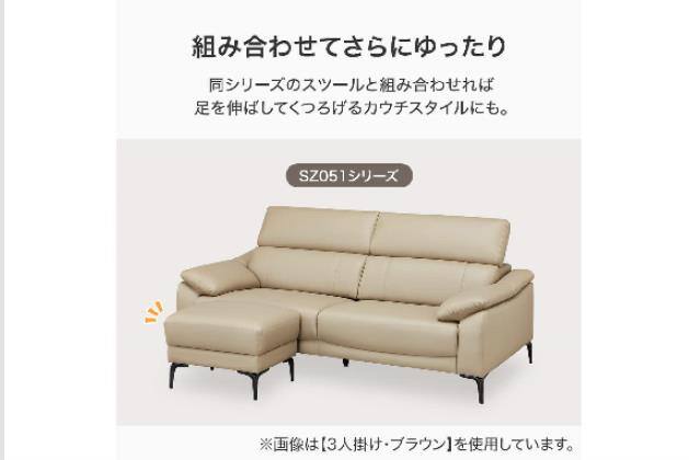2Pｿﾌｧ SZ051 ﾎﾝｶﾞﾜ BR | ニトリネット【公式】 家具・インテリア通販