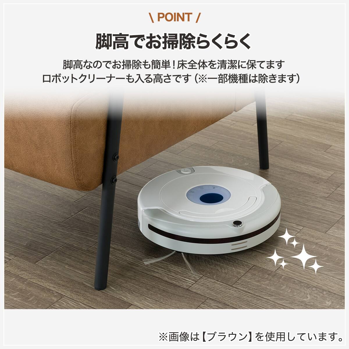 1人掛けレザー調生地のソファ 布張りタイプ(GC03WR DGY) | ニトリ