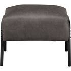 レザー調生地のスツール 布張りタイプ(GC03WR DGY) 2枚目画像