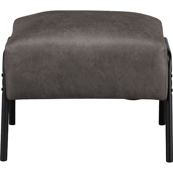 レザー調生地のスツール 布張りタイプ(GC03WR DGY) 2枚目画像