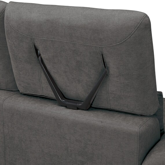 3人掛けソファ 布張りタイプ(SV06 DGY) 5枚目画像