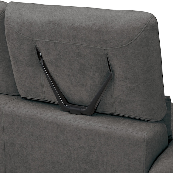 3人掛けソファ 布張りタイプ(SV06 DGY) 5枚目画像