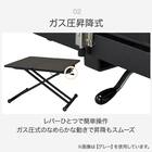 伸長昇降テーブル(TT04 80 GY) 3枚目画像