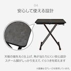 伸長昇降テーブル(TT04 80 GY) 5枚目画像