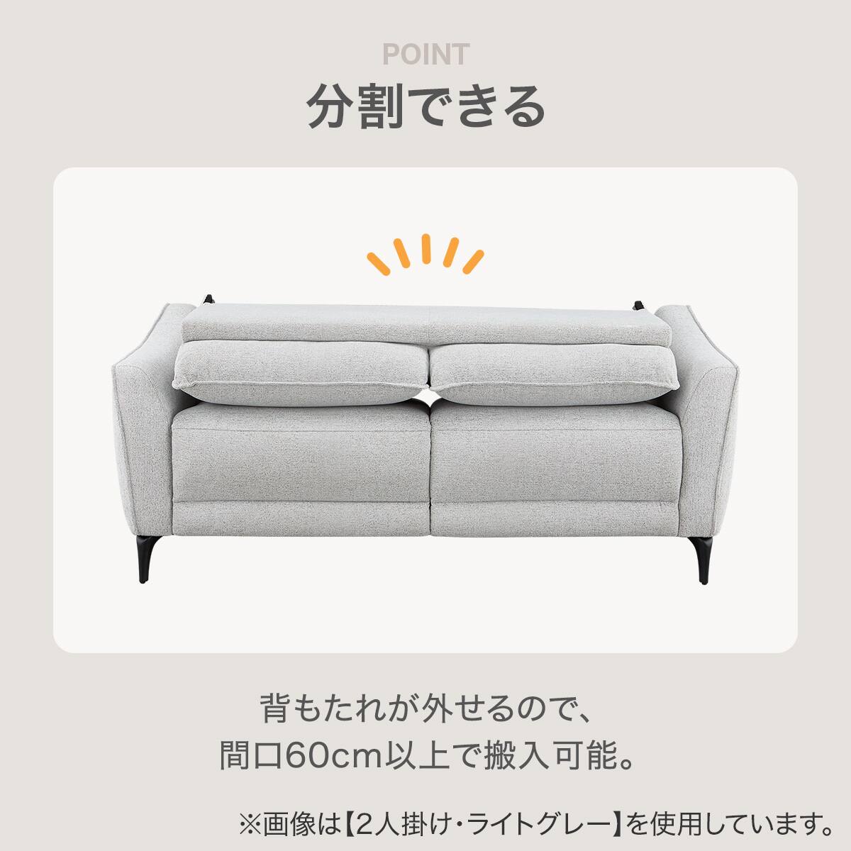 3人掛けソファ 布張りタイプ(SU03 DGY) | ニトリネット【公式】 家具