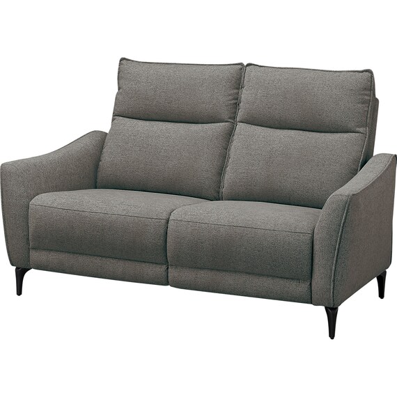 2人掛けソファ 布張りタイプ(SU03 DGY) 1枚目画像