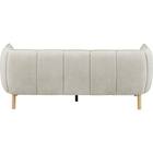 3人掛けソファ 布張りタイプ(MB14 BE) 4枚目画像