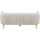 3人掛けソファ 布張りタイプ(MB14 BE) 4枚目画像