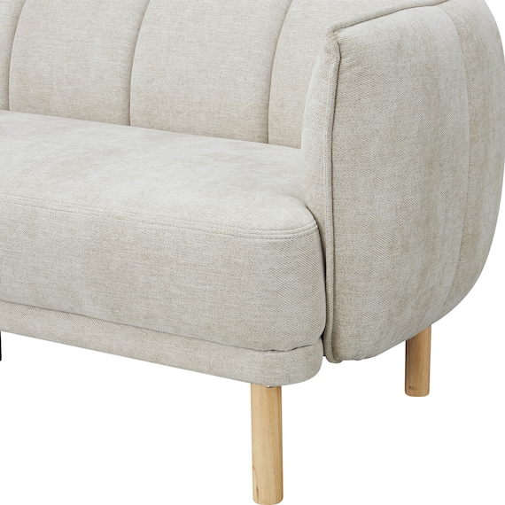 3人掛けソファ 布張りタイプ(MB14 BE) 6枚目画像