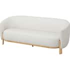 3人掛けソファ 布張りタイプ(MB15 BE) 1枚目画像