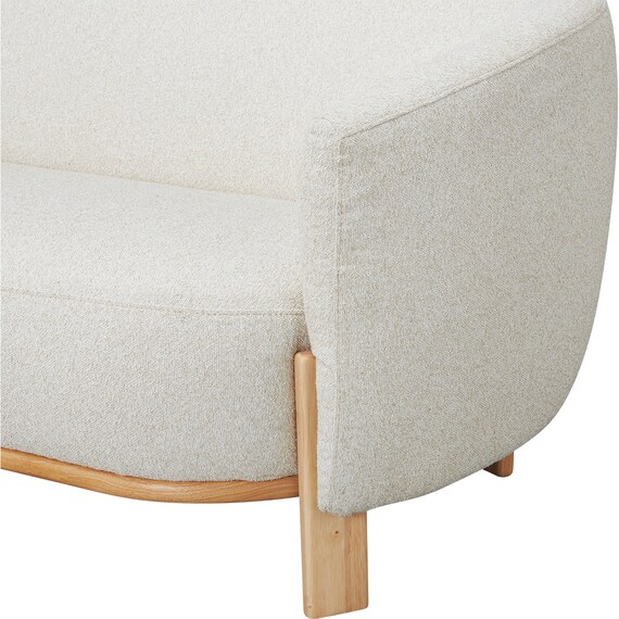 3人掛けソファ 布張りタイプ(MB15 BE) 5枚目画像