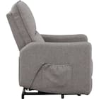 立ち上がりがしやすい電動リクライニングチェア (UM03 DGY) 9枚目画像