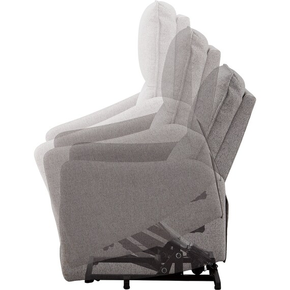 立ち上がりがしやすい電動リクライニングチェア (UM03 DGY) 10枚目画像