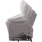 立ち上がりがしやすい電動リクライニングチェア (UM03 DGY) 10枚目画像