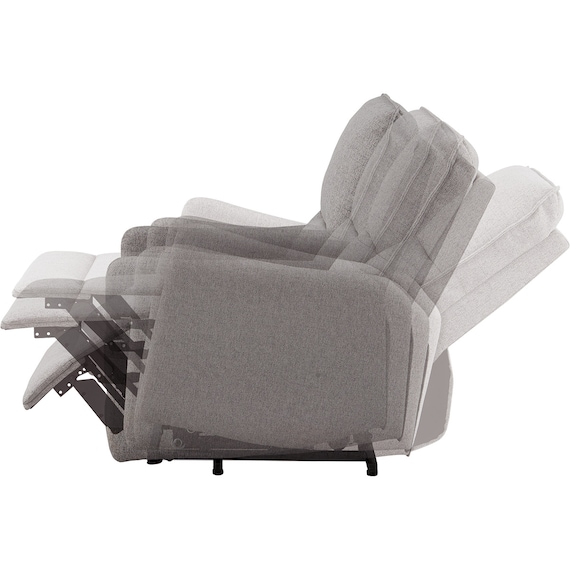 立ち上がりがしやすい電動リクライニングチェア (UM03 DGY) 11枚目画像