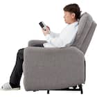 立ち上がりがしやすい電動リクライニングチェア (UM03 DGY) 12枚目画像