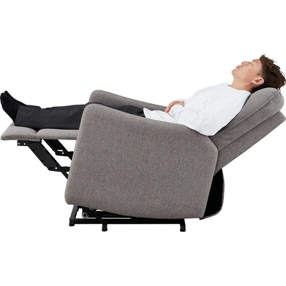 立ち上がりがしやすい電動リクライニングチェア (UM03 DGY) 13枚目画像