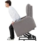 立ち上がりがしやすい電動リクライニングチェア (UM03 DGY) 14枚目画像