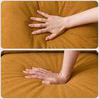 2人掛けコンパクトソファ 布張りタイプ (DJ11-2 オレンジ) 12枚目画像