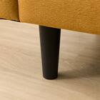 2人掛けコンパクトソファ 布張りタイプ (DJ11-2 オレンジ) 16枚目画像