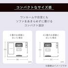 2人掛けコンパクトソファ 布張りタイプ (DJ11-2 ライトグレー) 3枚目画像