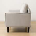 2人掛けコンパクトソファ 布張りタイプ (DJ11-2 ライトグレー) 9枚目画像