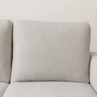 2人掛けコンパクトソファ 布張りタイプ (DJ11-2 ライトグレー) 11枚目画像