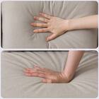 2人掛けコンパクトソファ 布張りタイプ (DJ11-2 ライトグレー) 12枚目画像