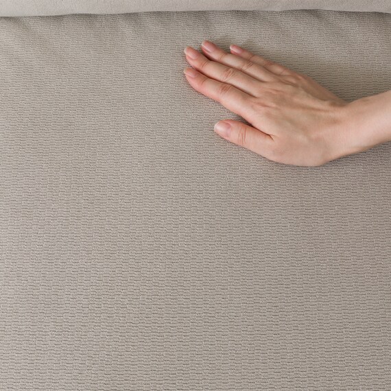 2人掛けコンパクトソファ 布張りタイプ (DJ11-2 ライトグレー) 13枚目画像