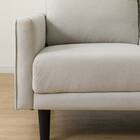 2人掛けコンパクトソファ 布張りタイプ (DJ11-2 ライトグレー) 15枚目画像