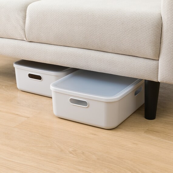 2人掛けコンパクトソファ 布張りタイプ (DJ11-2 ライトグレー) 18枚目画像