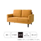 2人掛けコンパクトソファ 布張りタイプ (DJ11-2 ライトグレー) 21枚目画像