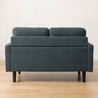 2人掛けコンパクトソファ 布張りタイプ (DJ11-2 ネイビー) 10枚目画像