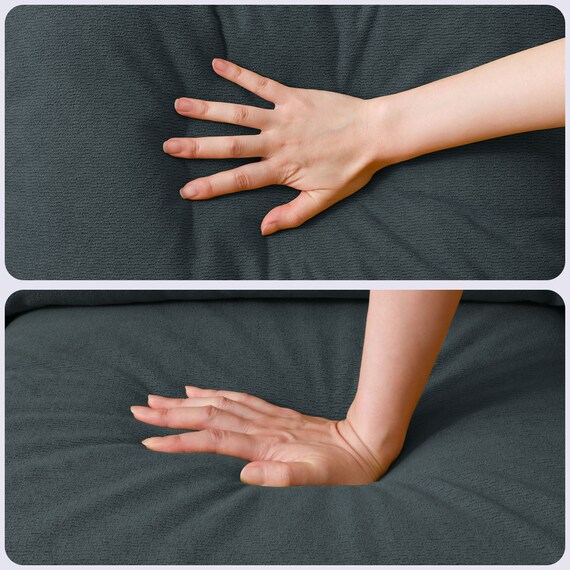 2人掛けコンパクトソファ 布張りタイプ (DJ11-2 ネイビー) 12枚目画像