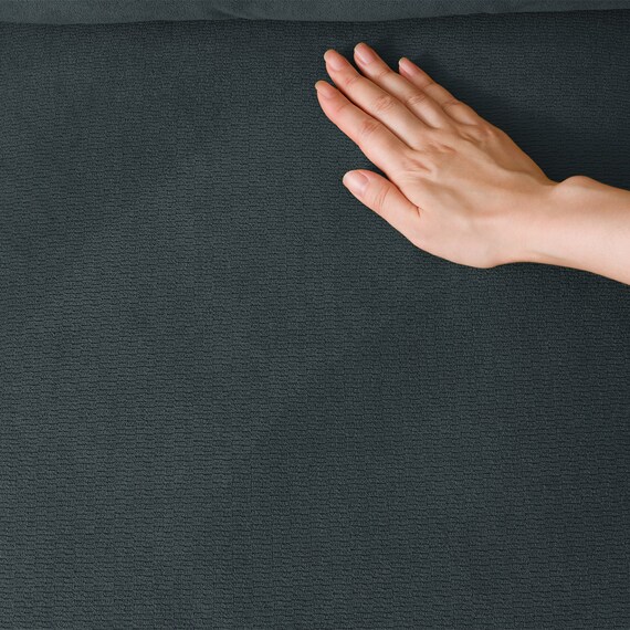 2人掛けコンパクトソファ 布張りタイプ (DJ11-2 ネイビー) 13枚目画像