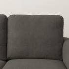 2人掛けコンパクトソファ 布張りタイプ (DJ11-2 ダークグレー) 11枚目画像