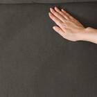 2人掛けコンパクトソファ 布張りタイプ (DJ11-2 ダークグレー) 13枚目画像