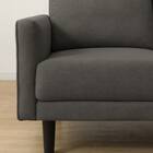 2人掛けコンパクトソファ 布張りタイプ (DJ11-2 ダークグレー) 15枚目画像