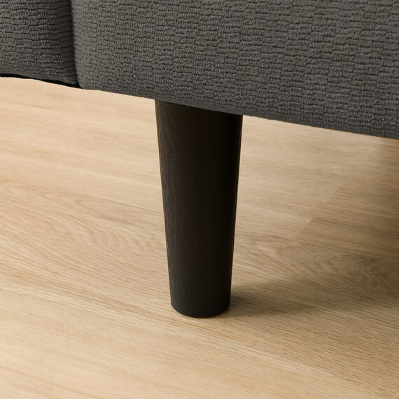 2人掛けコンパクトソファ 布張りタイプ (DJ11-2 ダークグレー) 16枚目画像