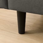 2人掛けコンパクトソファ 布張りタイプ (DJ11-2 ダークグレー) 16枚目画像