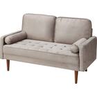 2人掛けソファ 布張りタイプ(QF01 B BE) 1枚目画像